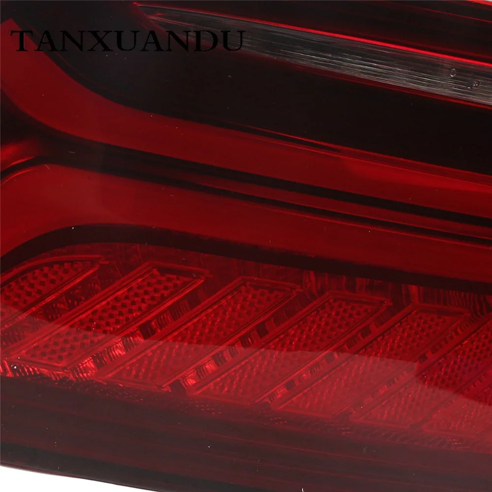 L & R Динамический светодиодный фонарь темно красный задний световой индикатор