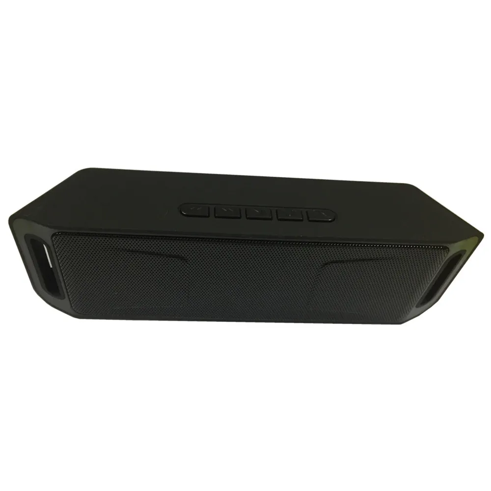 AINGSLIM беспроводной динамик Bluetooth 4,0 Caixa De Som стерео сабвуфер динамик s TF USB fm-радио Встроенный микрофон двойная коробка басового звука - Цвет: Black
