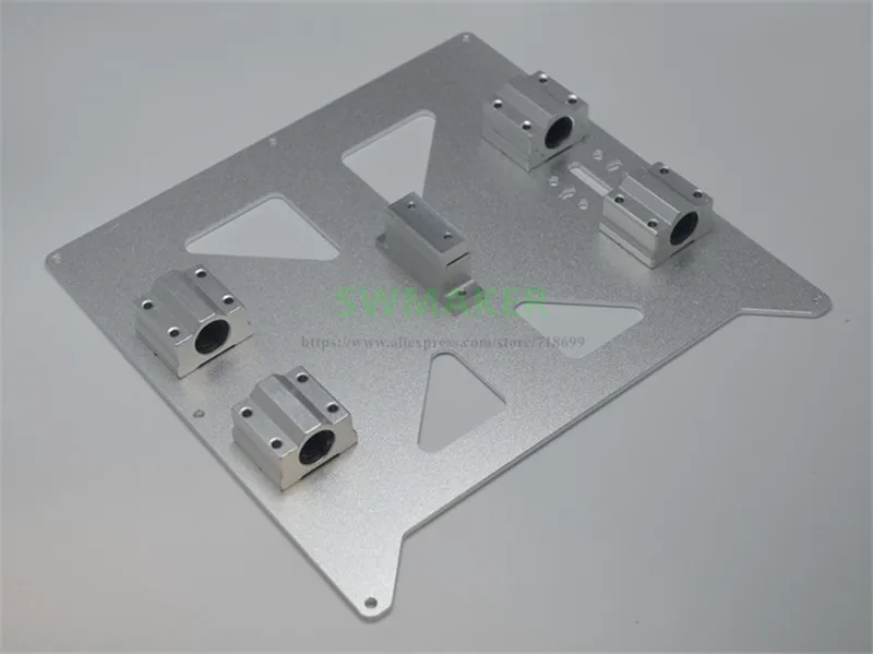Обновление всех металлических алюминиевых сплавов Reprap Mendel Prusa i3 y-ремень держатель y-осевой Зубчатый Ремень натяжной 3D принтер части