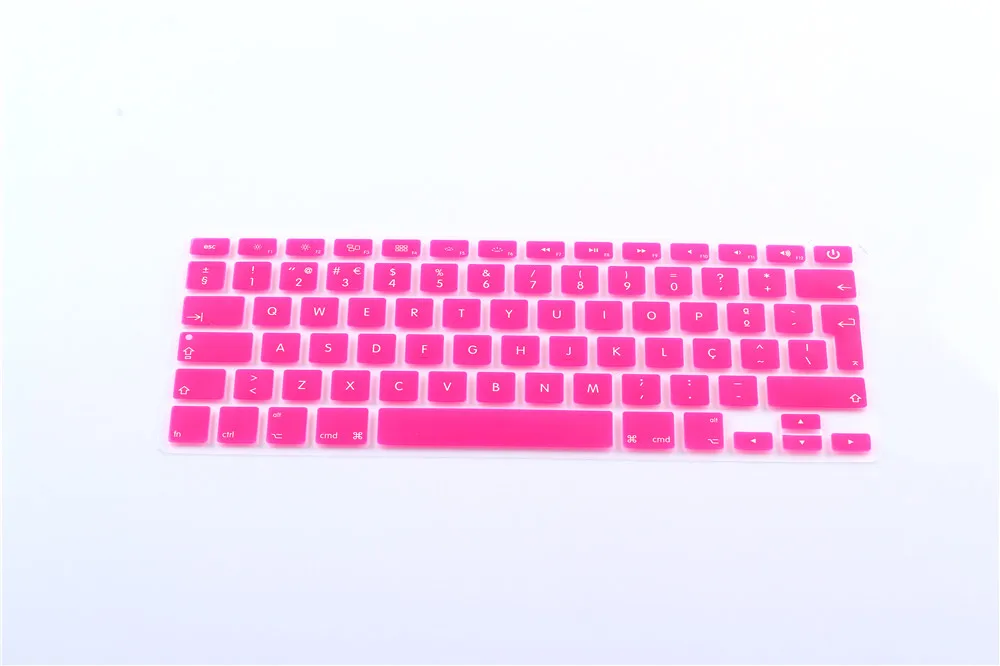 Португальский силиконовый чехол для клавиатуры 100 шт. Macbook Air 13 3 защита pro 15