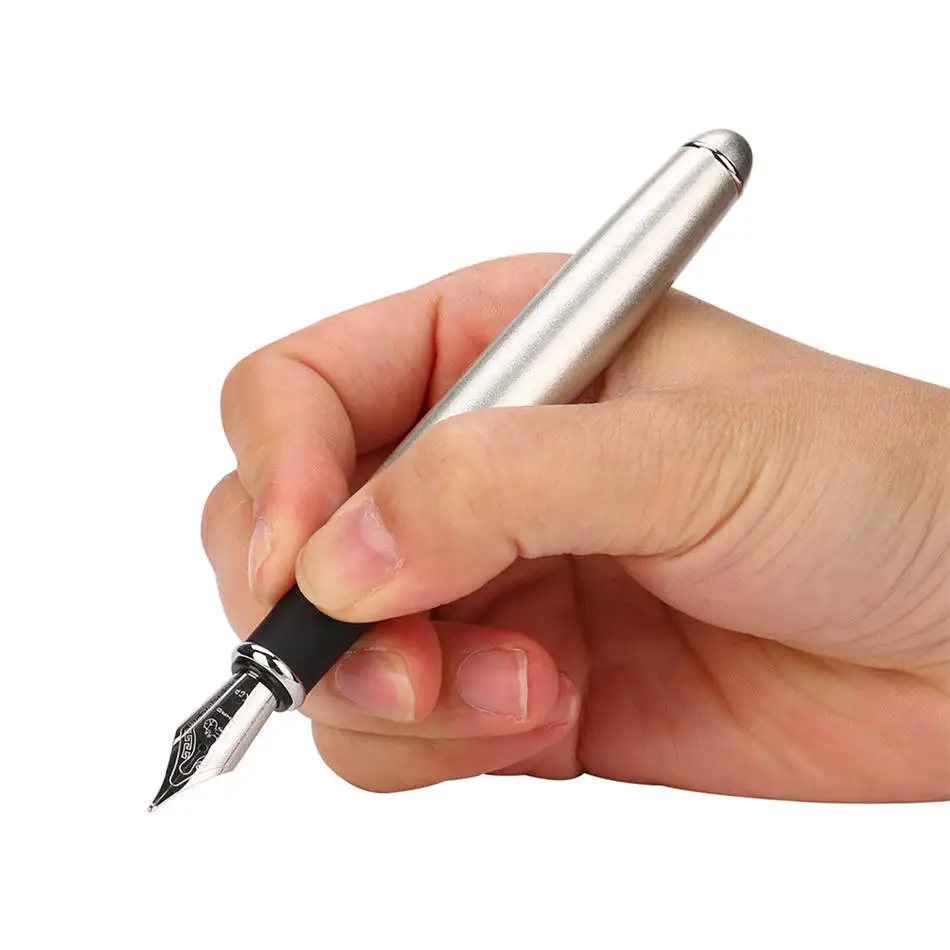 2018 матовый черный JinHao X750 перьевая ручка 0 5 мм дополнительный тонкий наконечник