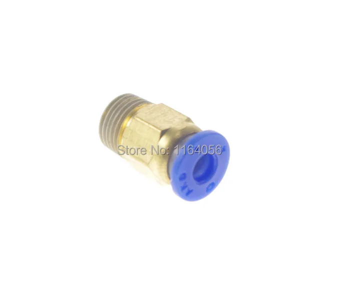 

(20) Pneumatic Tube OD 4mm-1/8" BSPT Threaded Male Connectors
