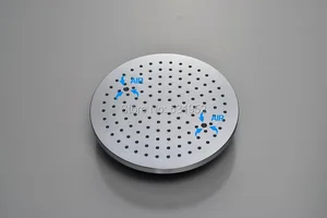 Высокое качество 10 дюймов давление воздуха Boost круглые накладные осадки душевая головка технология впрыска воздуха душ Бесплатная доставка