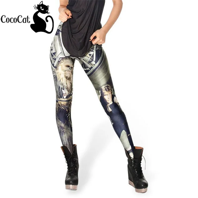 CocoCat 2017 Новый приключения время панк-рок harajuku black milk фитнес Десятых sexy 3d печати