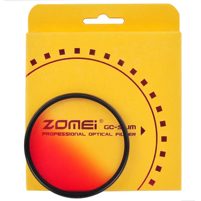 ZOMEI-Filtro graduado delgado para cámara, Filtro Gradual para Sony, Canon, Nikon, 40,5/49/52/55/58/62/67/72/77/82mm