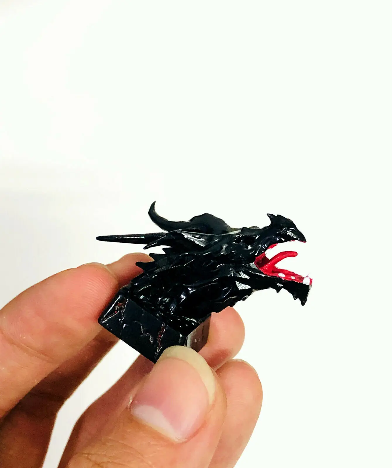 Ручная работа 3D Резина дракон король ключ Кепка s Artisan с подсветкой для вишни MX