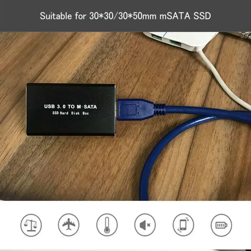 Msata   USB 3, 0     SSD   HDD  funda disco duro HD