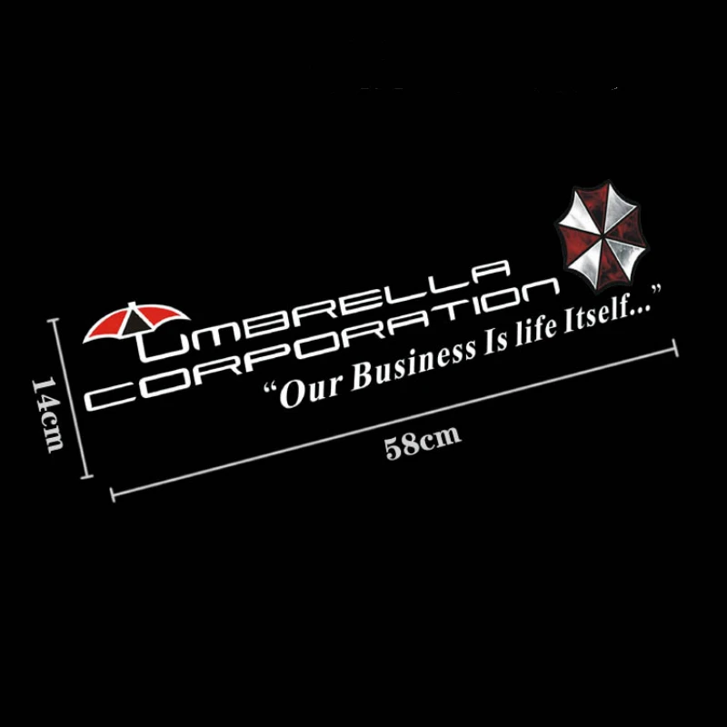Автомобильные наклейки Volkrays аксессуары Umbrella Corporation задняя фотография для Volkswagen
