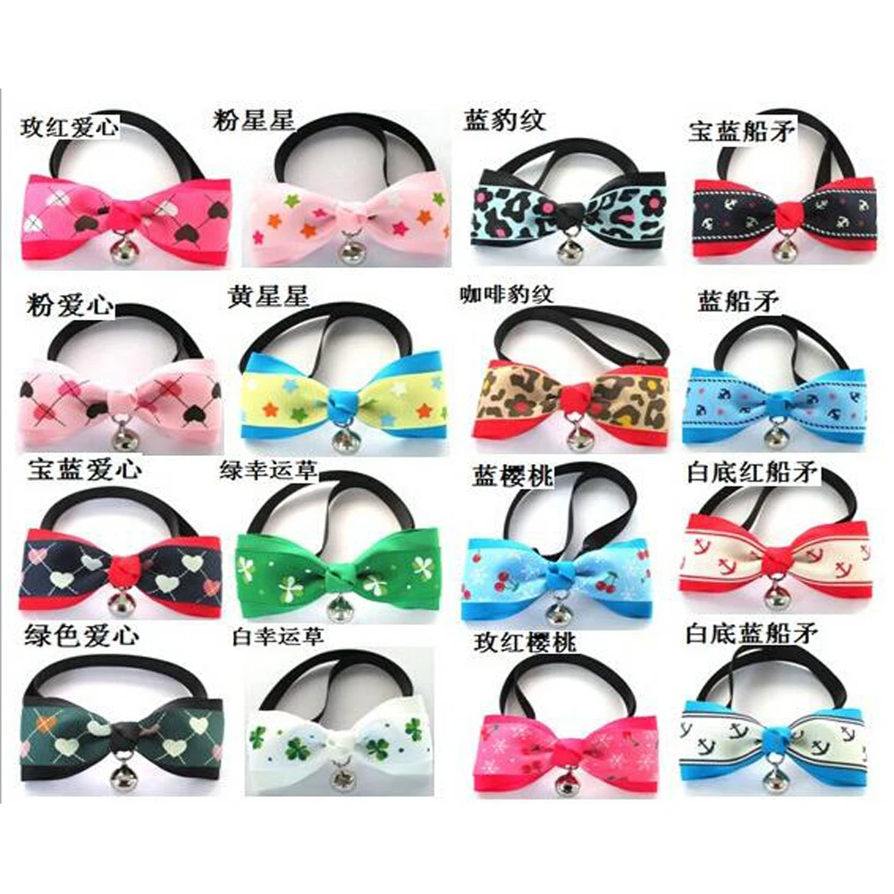 Мода 5 Шт./лот Бантом Стиль Собака Холить Луки Поставщиков Pet Волос ручной