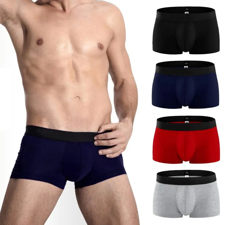 Underwear men боксеры боксера хлопка шорты мужской sexy cueca стволы мальчик underpant l-xxl плюс
