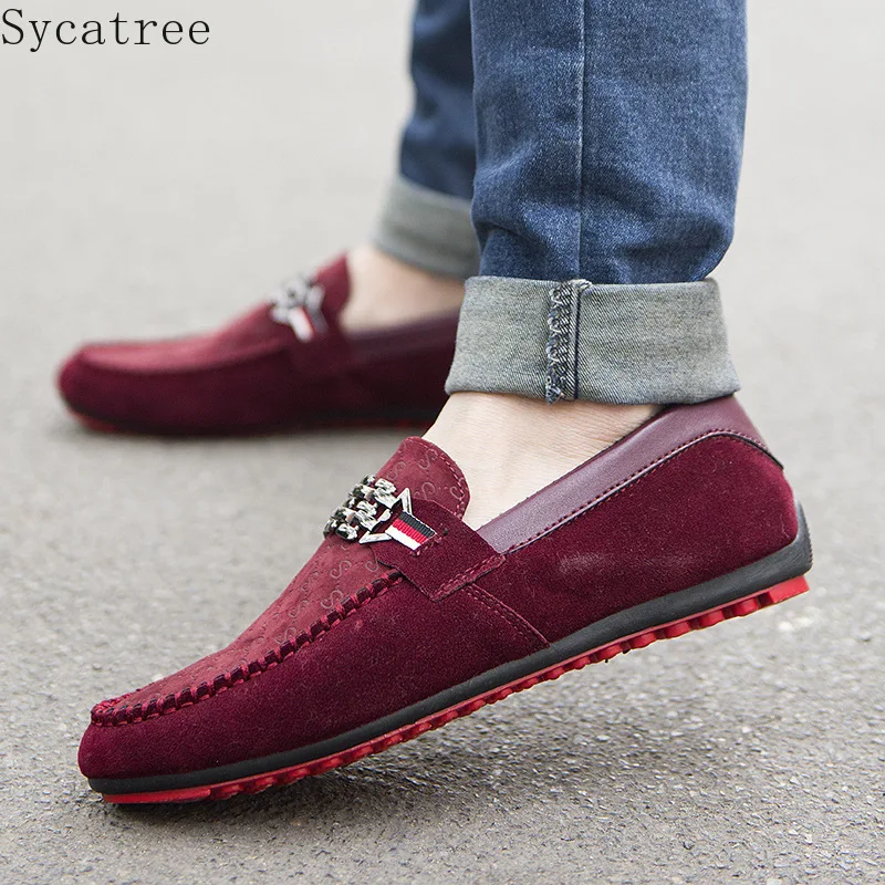 Sycatree 2018 New Fashion Casual Shoes for Men Trend Breathable Bean Soft Bottom Driving Lazy Loafers | Обувь