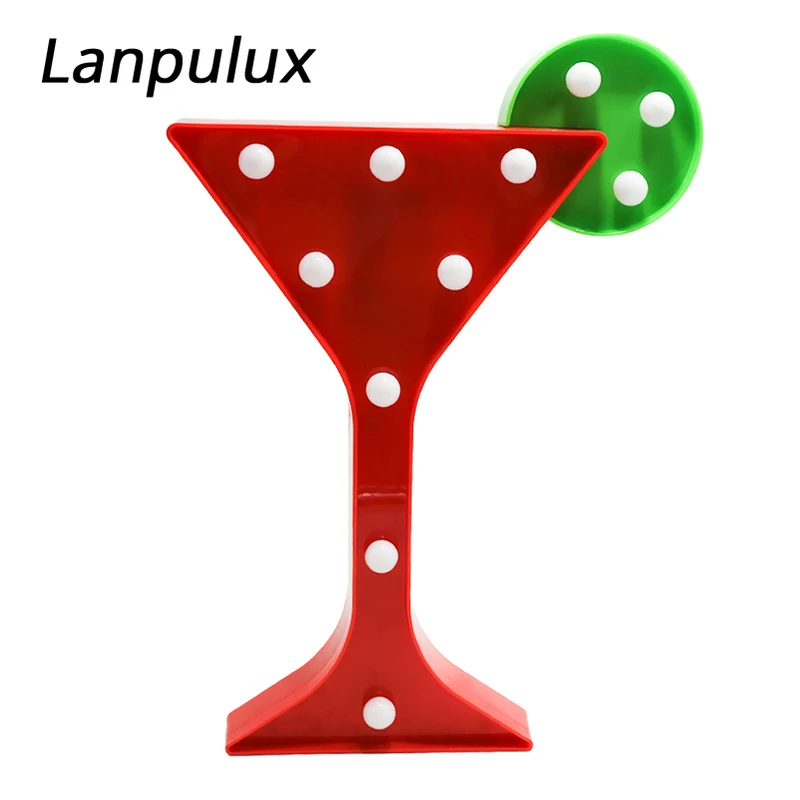Lanpulux красная чаша для вина ночник привлекательное украшение спальни форма чашки