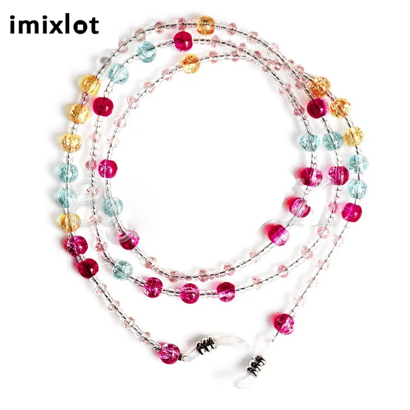 Цветные бусины для очков IMIXLOT 70 см очки цепочка ремешок держатель шнура шейный