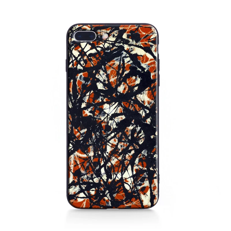 Чехол для iphone 7, форма, рисунок Джексон Поллок, мягкий силиконовый чехол для телефона, чехол для Apple iphone 5S SE 6 6s 7 8 Plus X