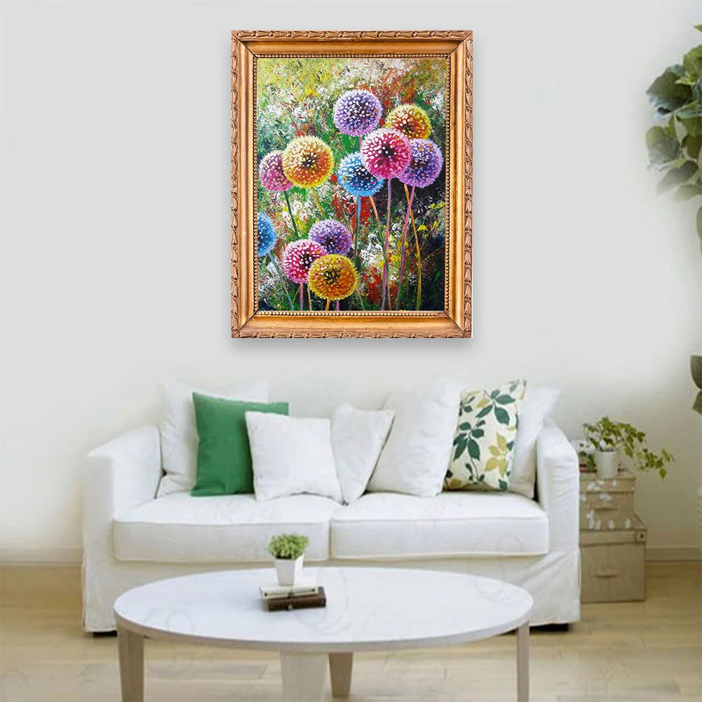 Дома ремесла ручной работы искусство дрель вышивка крестиком 5D DIY Одуванчик