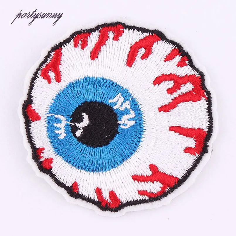 Pf 3 шт./лот глазного яблока ткани патчи исправления аппликация вышивка патч для