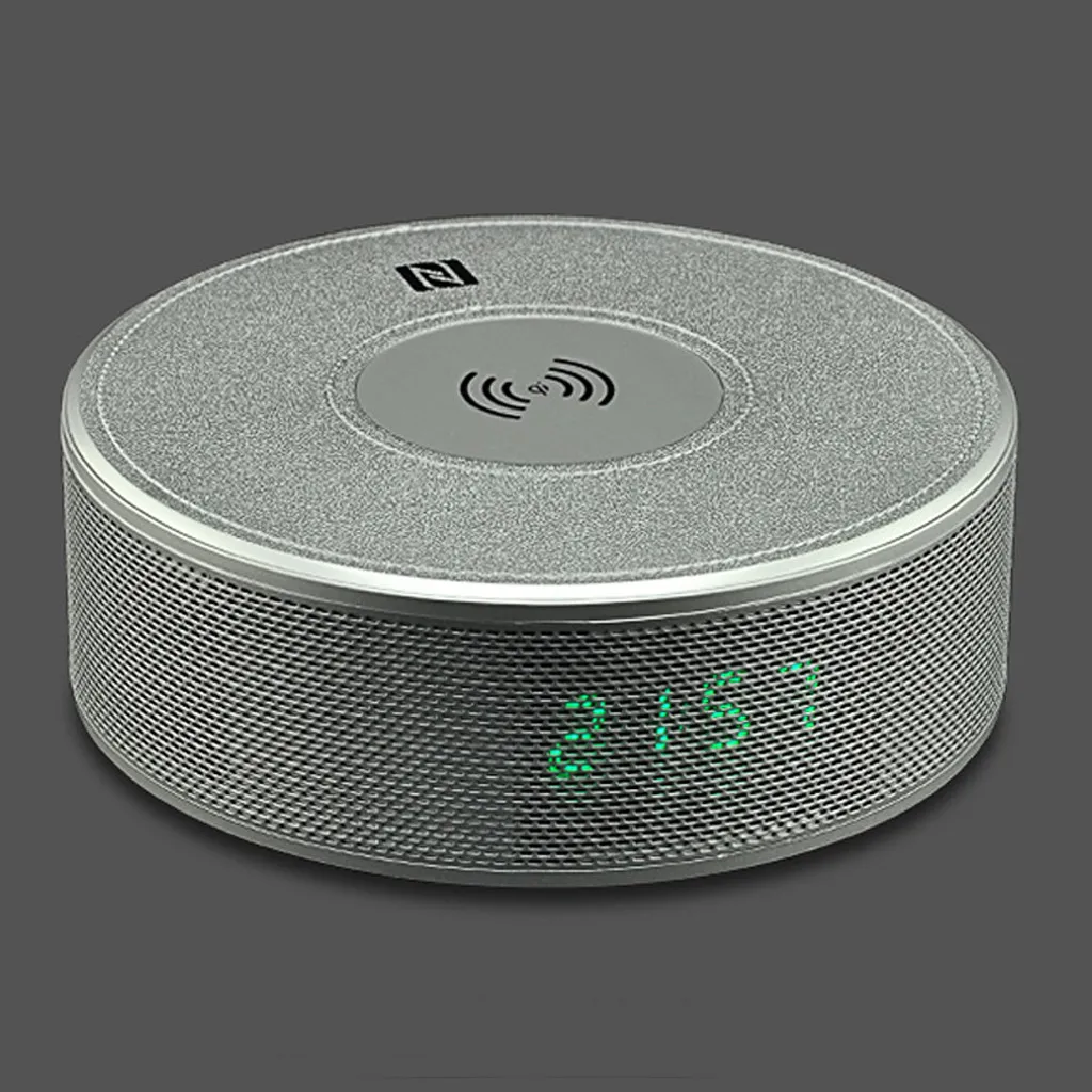 Многофункциональное Беспроводное зарядное устройство NFC Qi bluetooth колонка