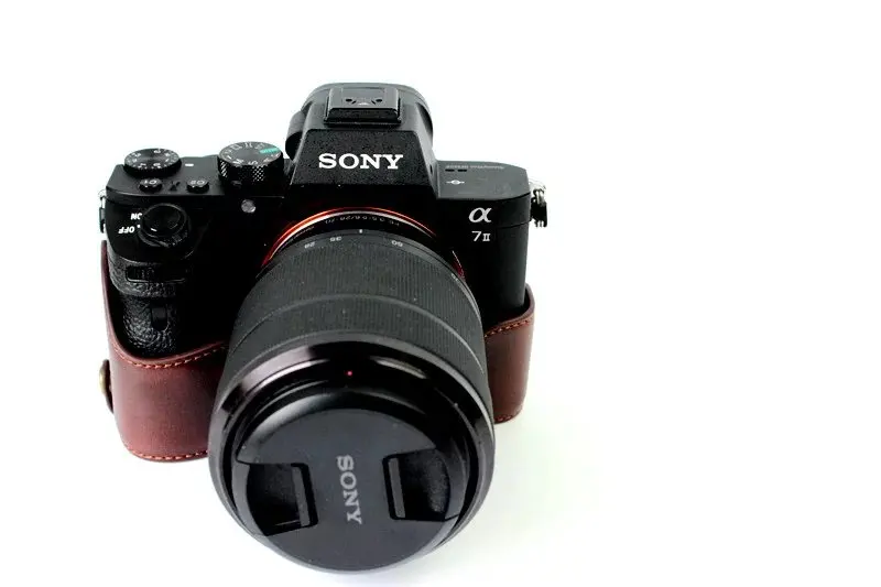Модный чехол-сумка для камеры для sony ILCE-7M2 A7II A7 II A7R II из искусственной кожи