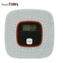 SmartYIBA Высокочувствительный ЖК-дисплей угарного газа Сенсор СО детектор угарного газа сигнализации Сенсор независимых отравления угарным газом Газ тестер