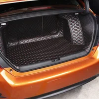 For Honda Civic 2016 5PCS Car Styling Cargo Liner Car Trunk Mat Carpet Interior Floor Mats Leather Pad Auto Accessories