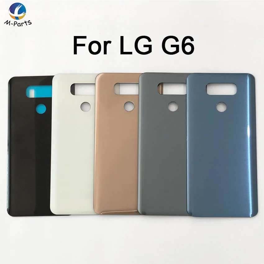 Задняя стеклянная крышка корпуса для LG G6 G600 задняя батарейного отсека