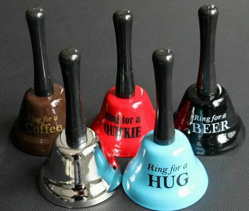 

Bar bell color bar hand bell party call bells
