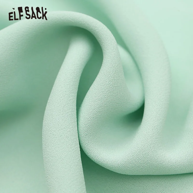 Женские платья с открытыми плечами ELF SACK мятно зеленое женское платье А силуэта V