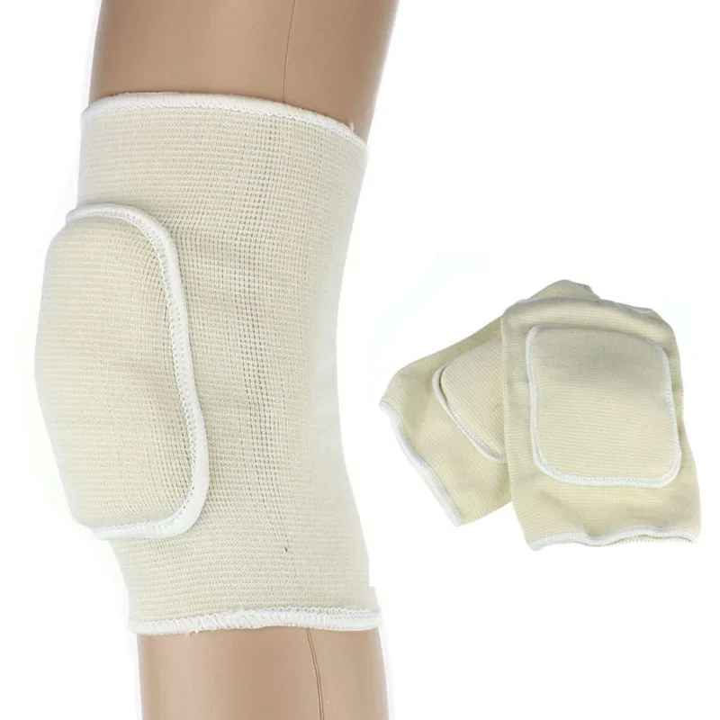 Бежевый Открытый Спорт Защита для танцев сухожилия наколенники|knee brace|dance knee
