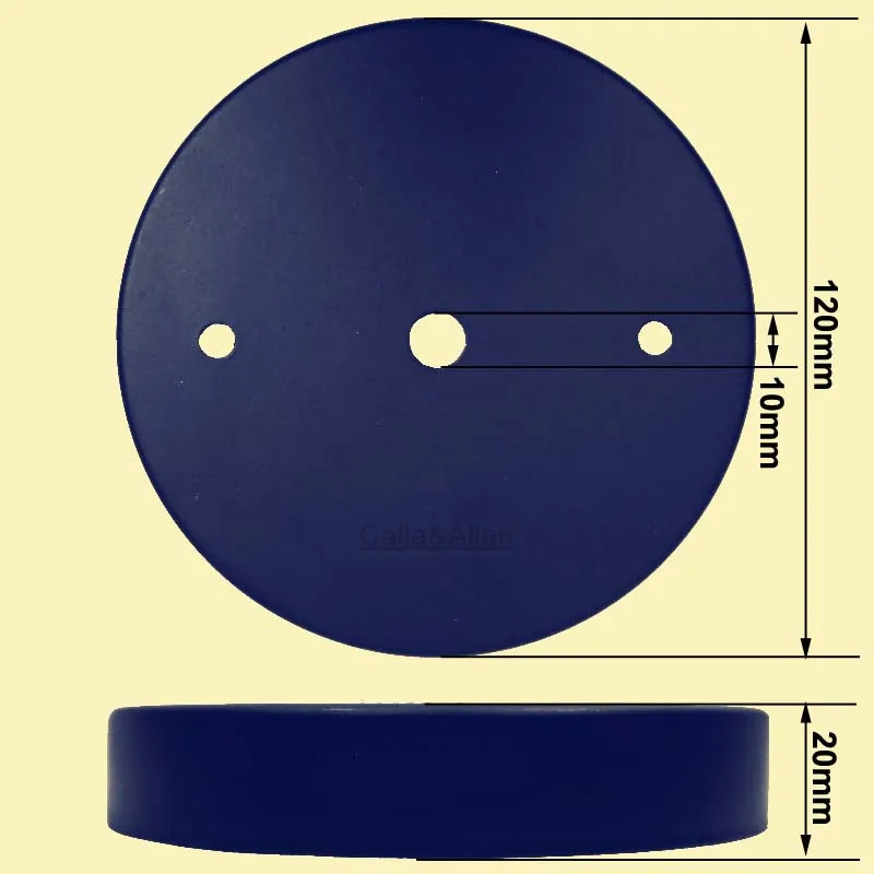 1/2/10 шт./лот медная/черная Потолочная пластина потолочное крепление аксессуары