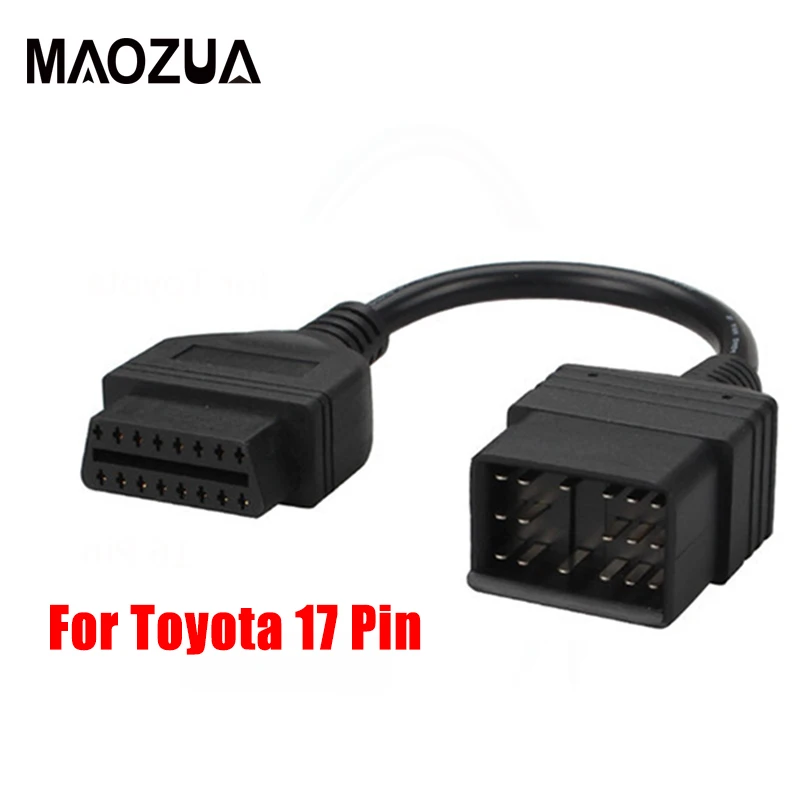 Maozua для Toyota a 17 16 контактов obd2 кабель гнездовой OBD 2 Кабельный разъем адаптер OBD2