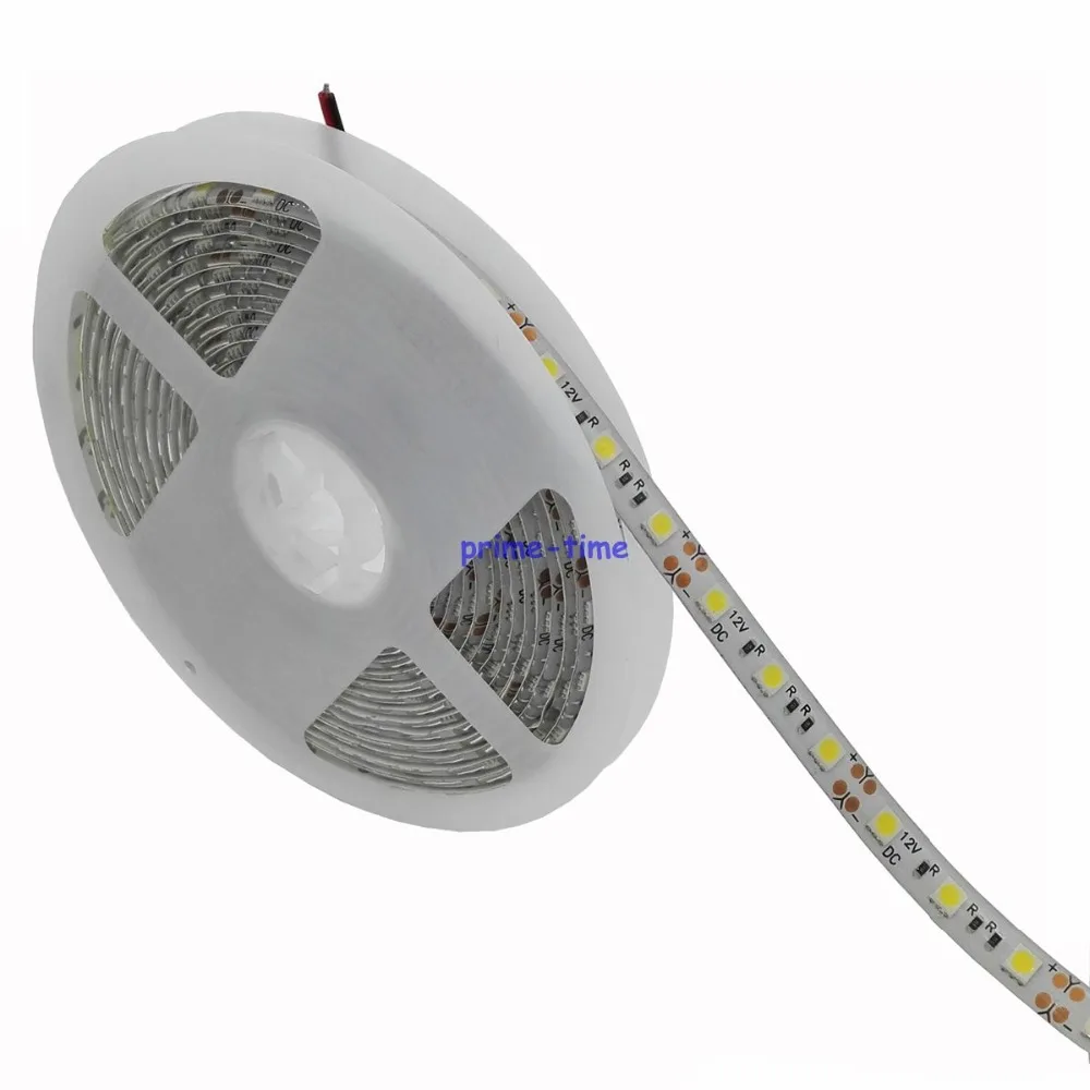 Оптовая продажа 10x5 М 5050 SMD натуральный белый 4000 4500k Светодиодная лента DC12V 60led/M