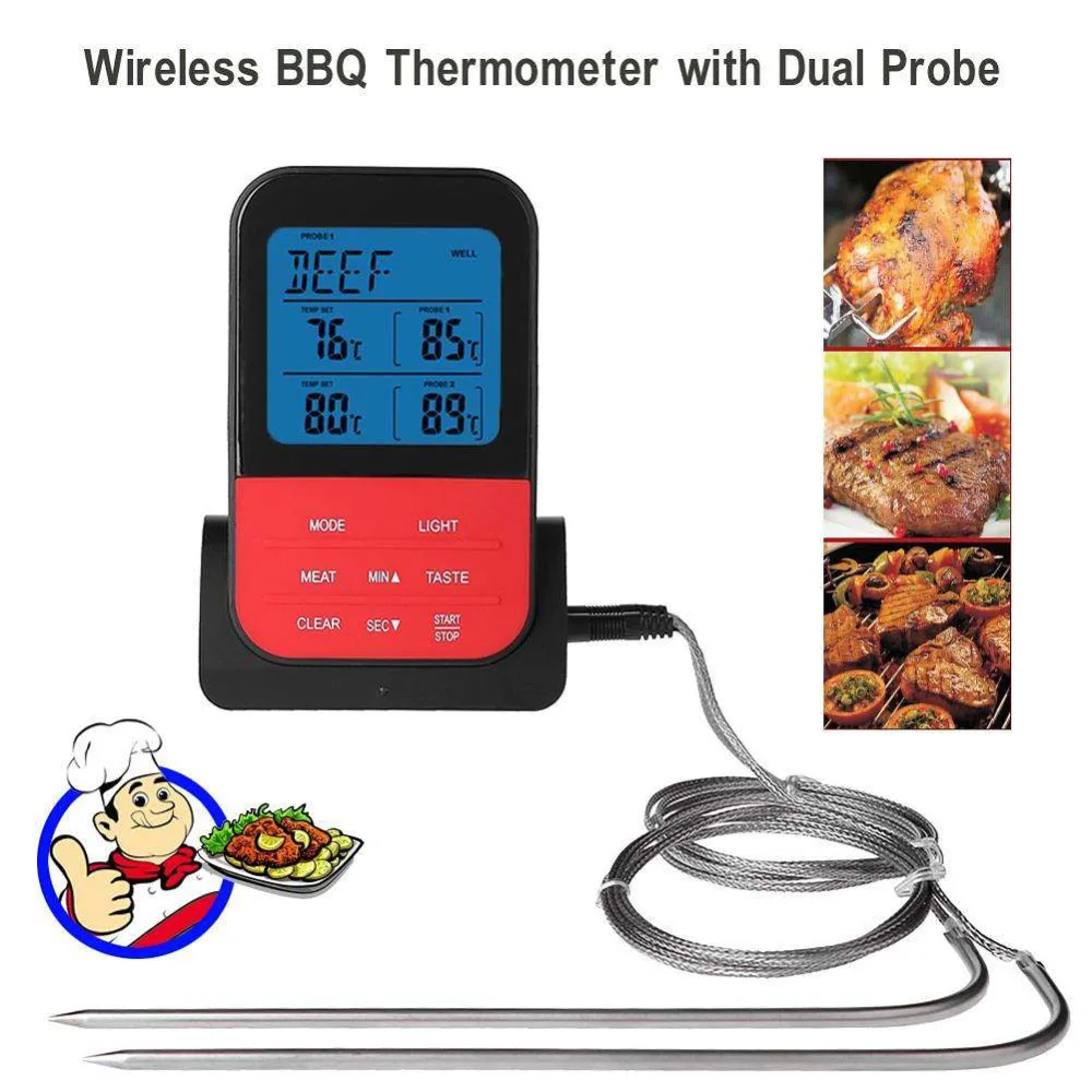 Домашний Кухонный Термометр для еды беспроводной термометр барбекю