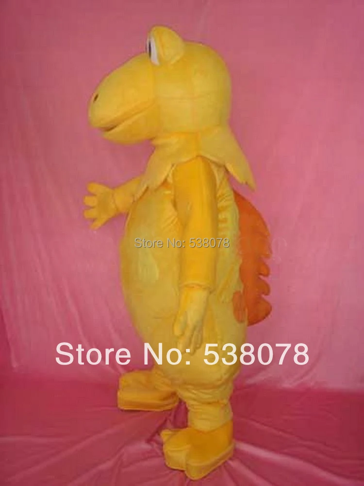 Костюм маскота персонажа мультфильма Оранжевый Динозавр Лучшая Цена Горячей Распродажи для Взрослых, Размер Маскота, Костюм Фантазийного Платья SW789.