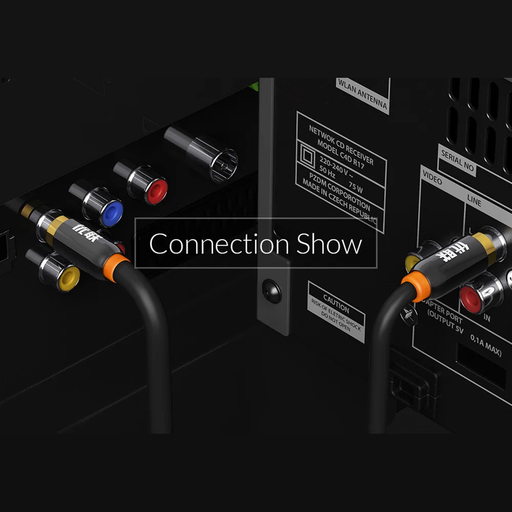 Unnlink HIFI 5 1 SPDIF коаксиальный кабель AV RCA аудио м 2 3 8 10 для сабвуфера ТВ