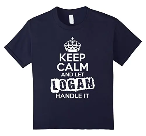 Футболка Топы Лето Графические Экипаж Шеи Логан Футболки Сохранить спокойствие