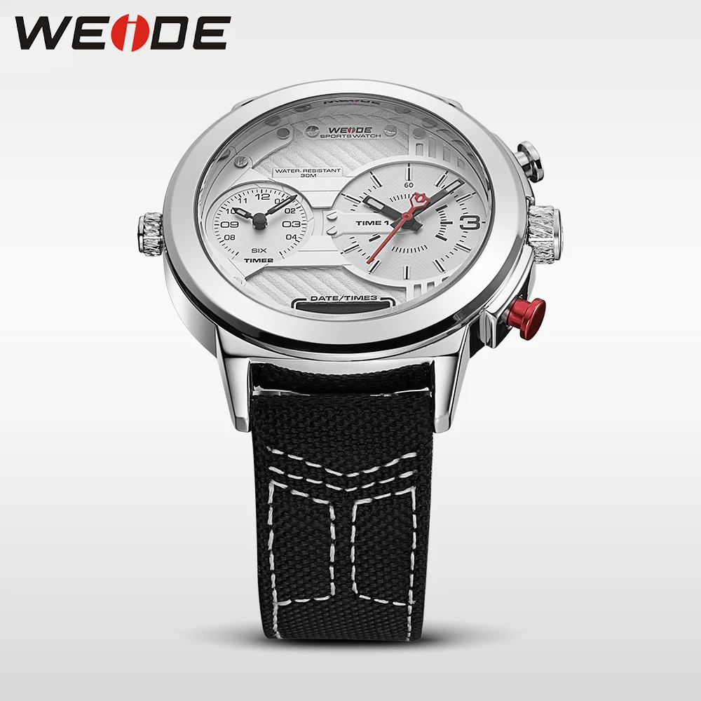 WEIDE Подлинная люксовый бренд мужской нейлоновый ремешок Спортивные цифровые
