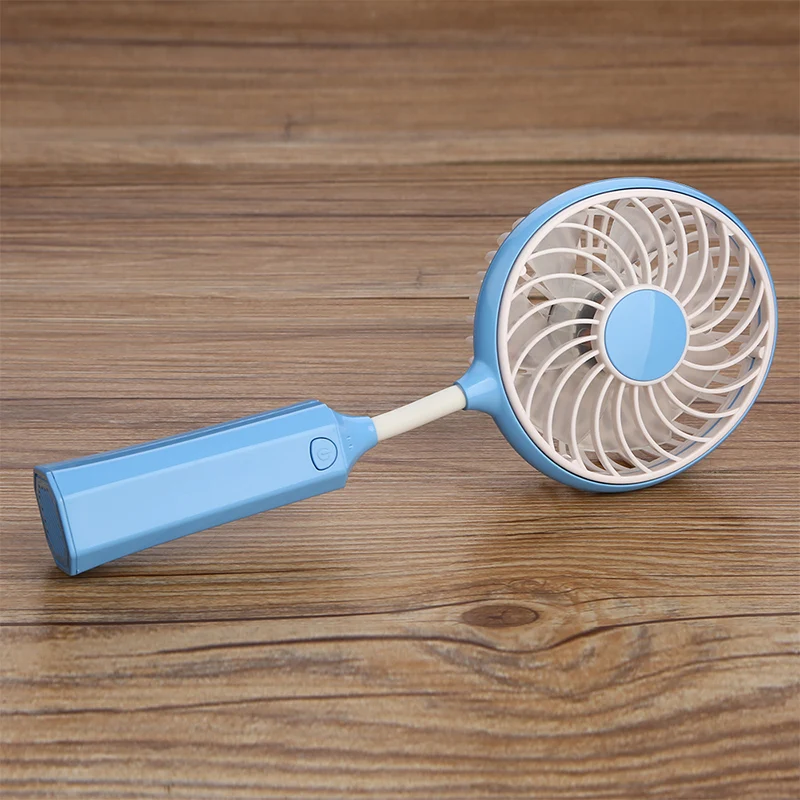 Гибкий портативный ручной мини-вентилятор для бадминтона встроенный