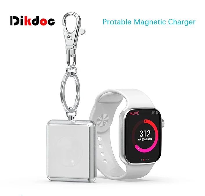 Брелок для ключей Dikdoc беспроводное зарядное устройство Apple Watch магнитное быстрое