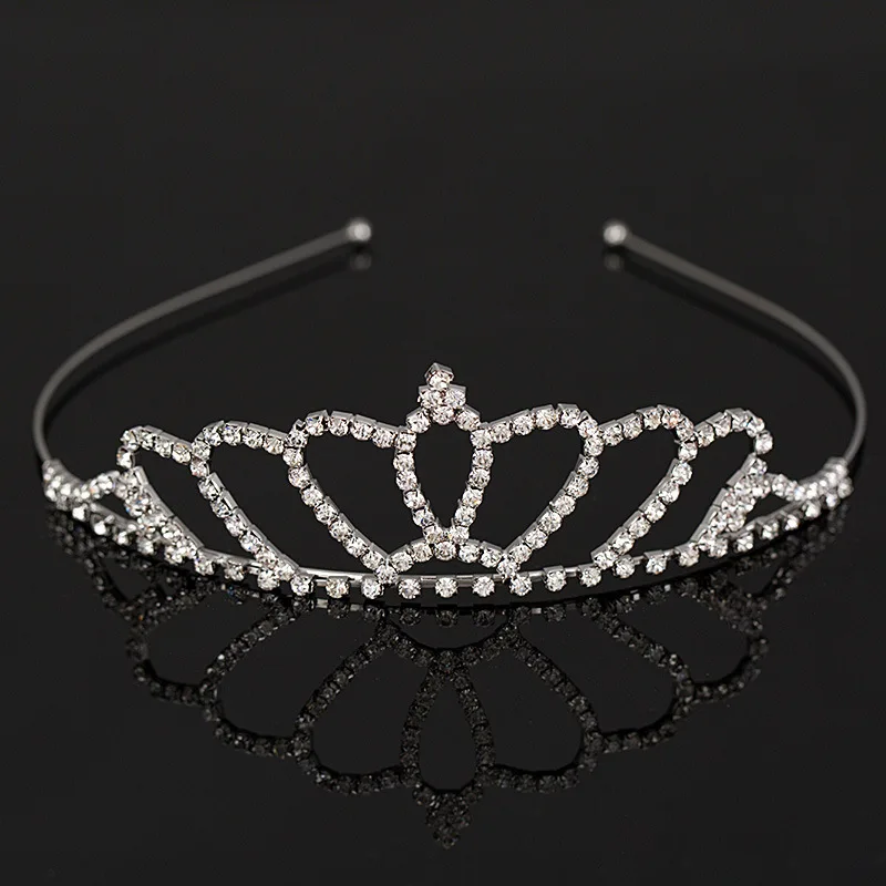 

Luxury Clear Crystal Bridal Hair Tiaras Pearls Wedding Hair Jewelry Accessories Headpiece Women Crowns Pageant Hairbands