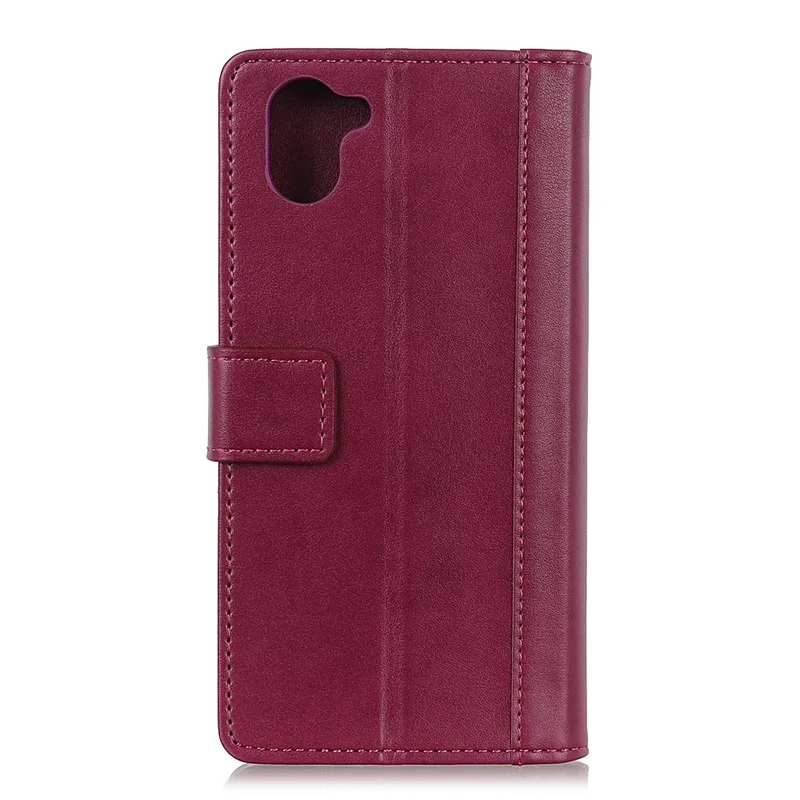 Для Sharp R3 Роскошный Глянцевый чистый цвет кошелек флип Чехол чехол полный