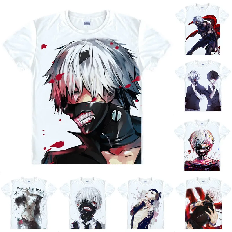 Мужская футболка COOLPRINT Ken Kaneki Haise Sasaki Токийский Гуль футболки подарок для парня