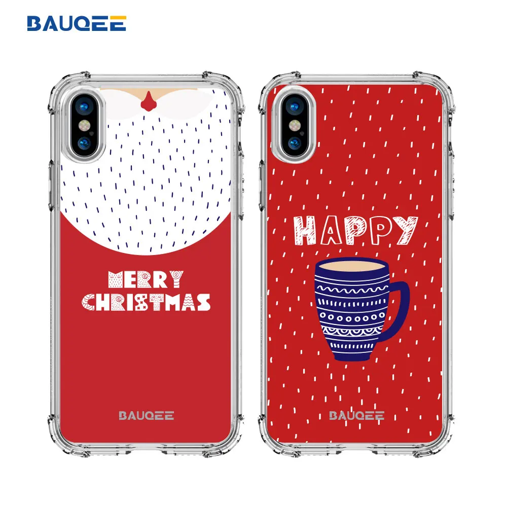 BAUQEE Clear Transparent Case For iPhone X 7 8 6 Plus Patterned Back Cover Brand Protective Tpu Apple IPhone |