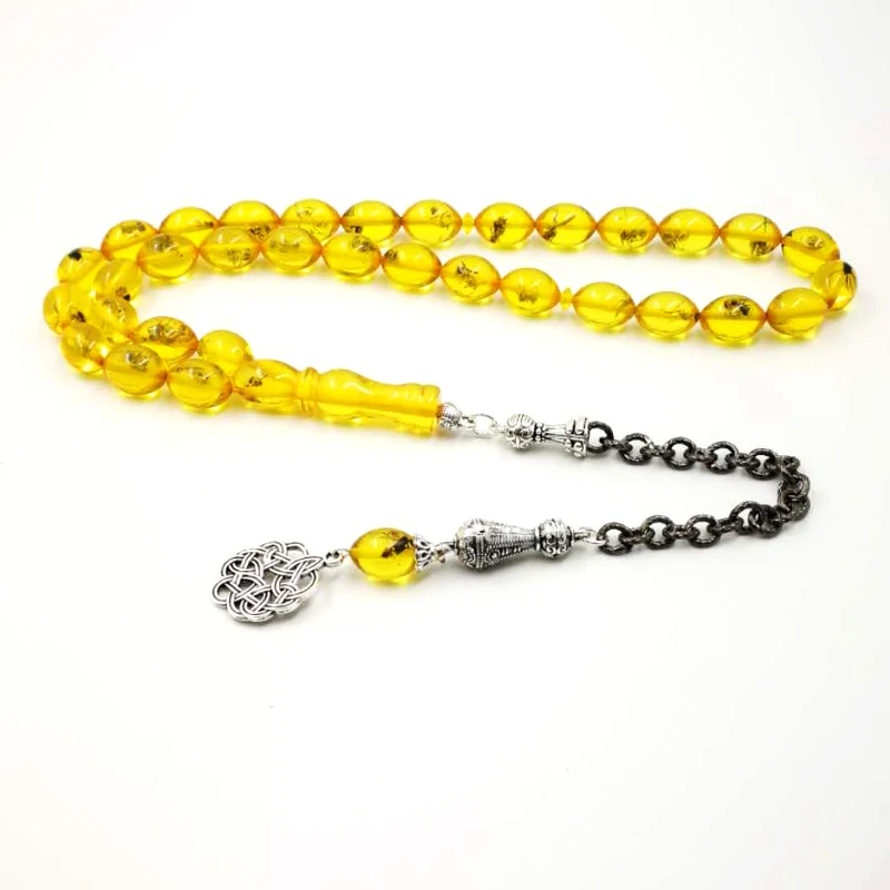 Золотые насекомые Tasbih исламские четки 33 бусины роскошный браслет ИД подарок для