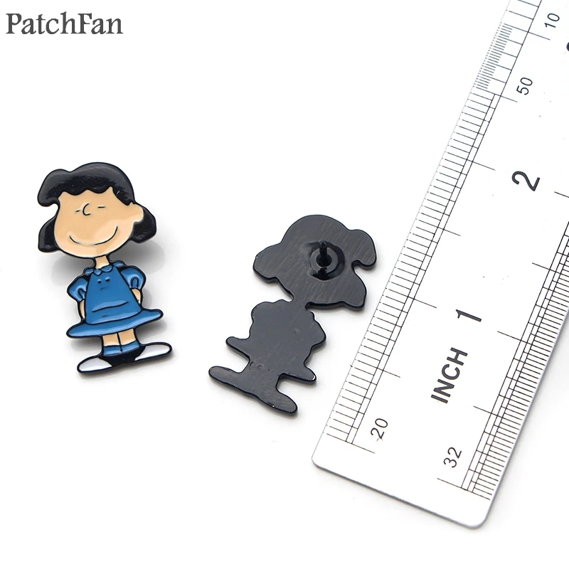 Patchfan собаки мультфильм цинкового сплава шпильки значки para рубашка сумка Одежда Кепка рюкзак броши для обуви Значки украшения A1834