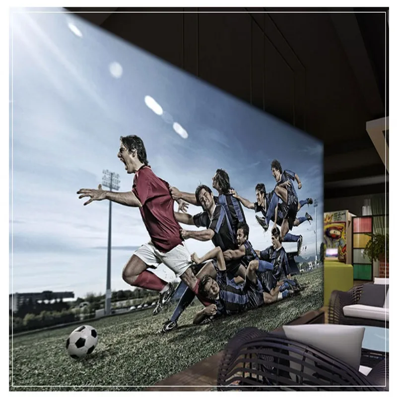 Пользовательские фото обои на заказ Баскетбол Футбол тема КТВ Бар гостиная