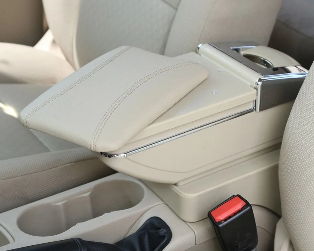 For Ford Focus Armrest Box Focus 3 armrest Box Universal Car Central Armrest Storage cup holder ashtray modification accessories