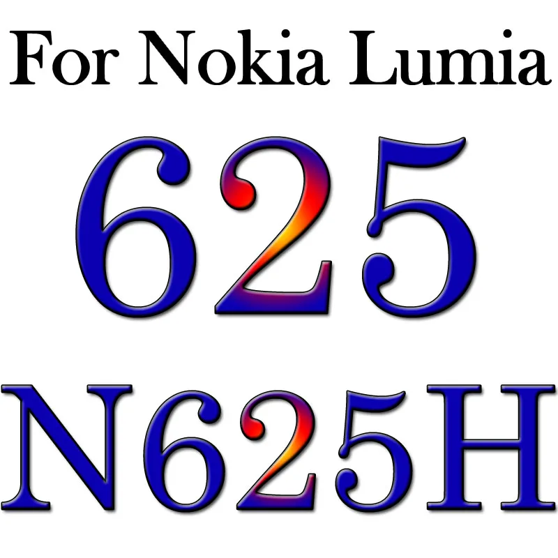 N625 С уровнем твердости 9H закаленное Стекло Экран Защитная пленка для microsoft Nokia Lumia 430 435 625 630 635 950 550 540 820 730 530 535 640 930 чехол - Цвет: N625