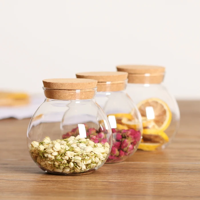 Кухонная стеклянная бутылка для хранения специй приправ банки с крышкой банка