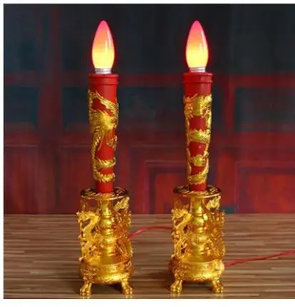 Электрическое освещение курильница свечи Экологичный пластик свадьба дракон