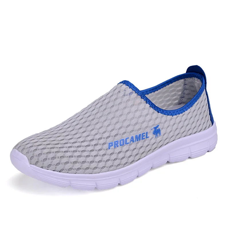 2019 Summer Beach Shoes Unisex Light Mesh Breathable Comfortable Sneakers Men Male Loafers Casual Walking | Обувь